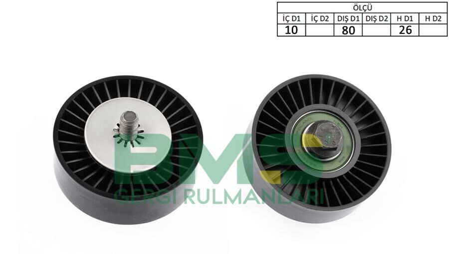 Kayıs Gergı Rulmanı Bmw N51 N52 N53 E81 E82 E87 E88 E90 E91 E92 E93 E60 E61 E63 E64 E65 E66 E84 E83 E70 BMS 419