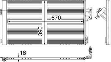 Klıma Radyatoru Mercedes Vıto W639 03> MAHLE AC761000S