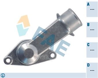 Termostat Yuvası Flanşı-Kapağı Astra F-G Vectra A-B Corsa A-B-C Ascona-Kadett 1.4 Sv-Nz 1.6 Sv-Nz FAE 54326