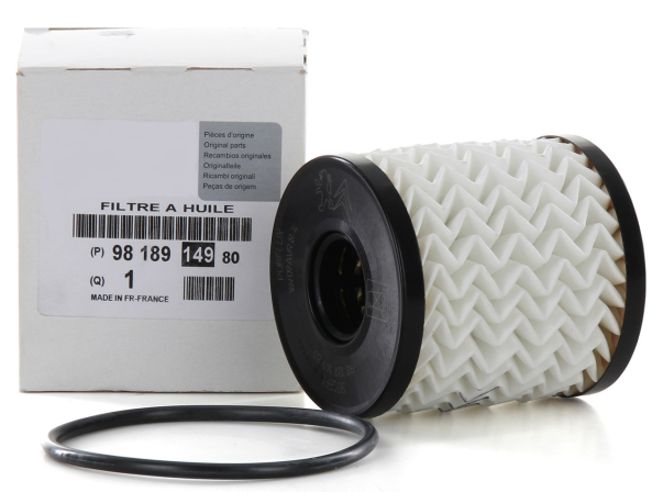 Citroen C3 1.4 1.6 Benzinli Yağ Filtresi Orjinal 9818914980