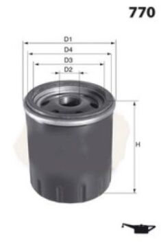 Yağ Filtresi Opel Astra K-Insıgnıa B 1.4 Sht 2.0 Shl BOSCH F026407350