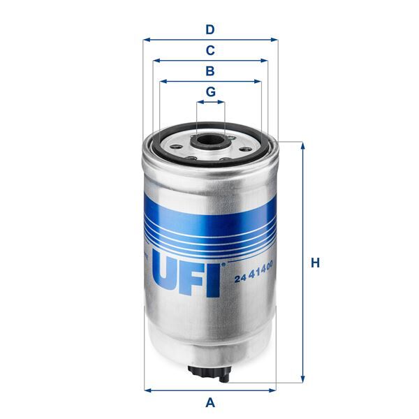 Yakıt Filtresi Passat 1.9Tdı 98-05 - A4 1.9Tdı 00-01 - A6 1.9Tdı 00-05 Oe UFI 2441400