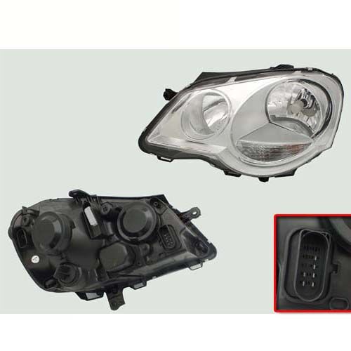 Far Sinyal Sol Polo 9N 1.2 1.4 10.2001-11.2009 1.4Tdi 05-09 1.4Fsi 02-06 1.6 16V 06-09 1.9Sdi 1.9Tdi 2001-2009 Elektrikli H7 H1 GVA 2075017