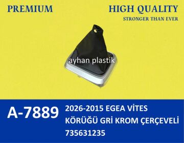 Vites Körüğü Gri Krom Çerçeveli Fiat Egea 15> AYHAN A7889