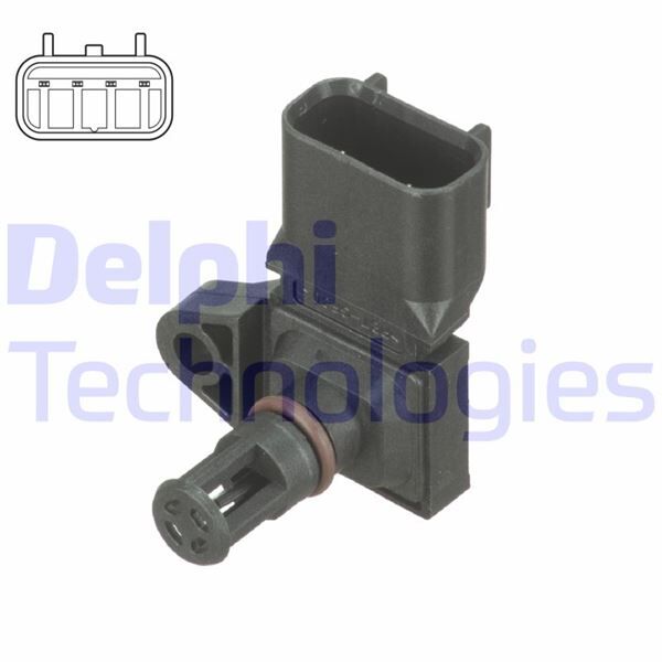 Map Sensoru Ford Fıesta Vı 1.25 1.4 Zetec 08> DELPHI PS10217