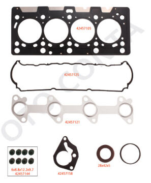 Motor Takım Conta Megane Iı 02> Clıo Iı 98> Scenıc Iı 03> Kangoo 01> Clıo Symbol I 01>09 Mıcra Iıı K12 03>10 1.5Dci K9k Teflon Keçeli Subap Lastikli Skc Li OTOCONTA 42457102